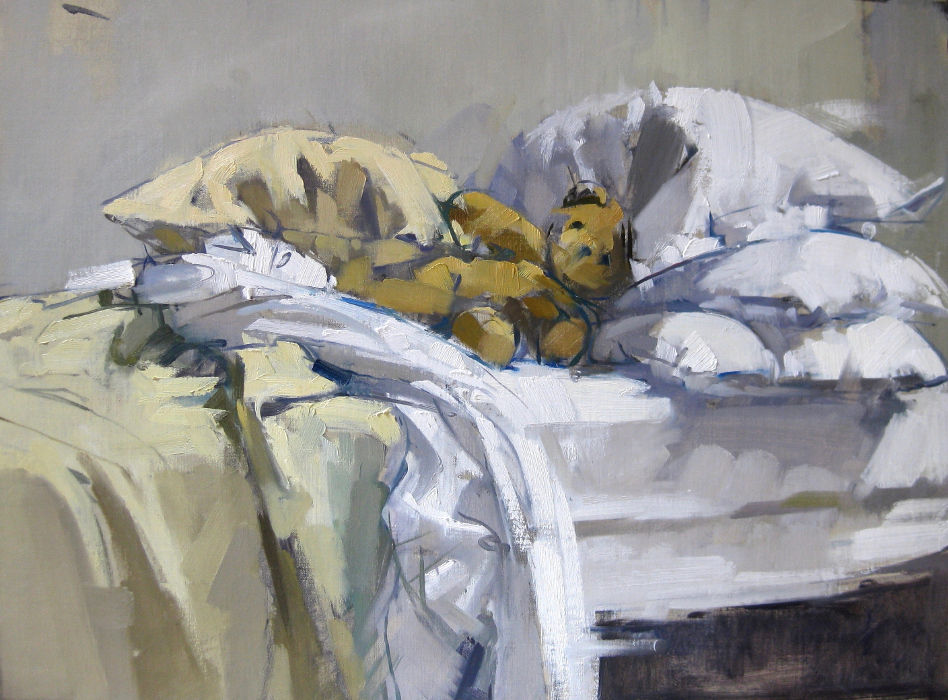 Teddy & Four Pillows