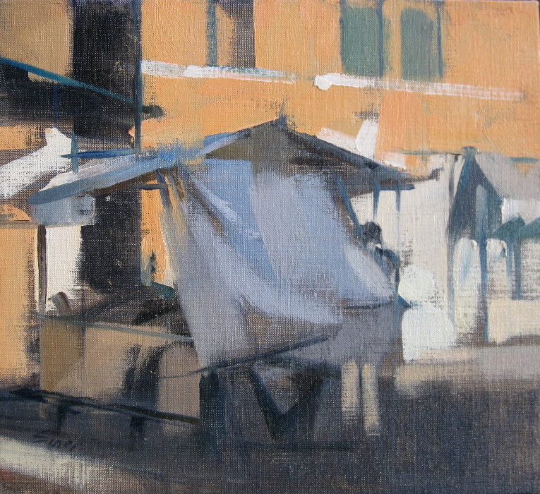 Fish-seller in Shadow